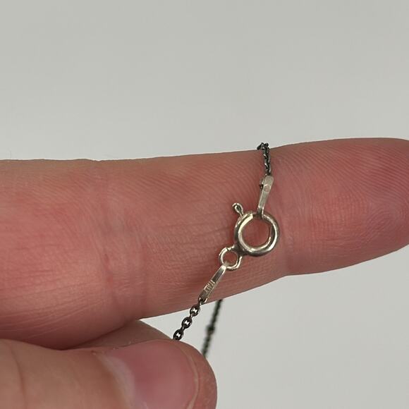 Whimsygoth Handmade Sterling silver quartz crystal necklace - Picture 4 of 6